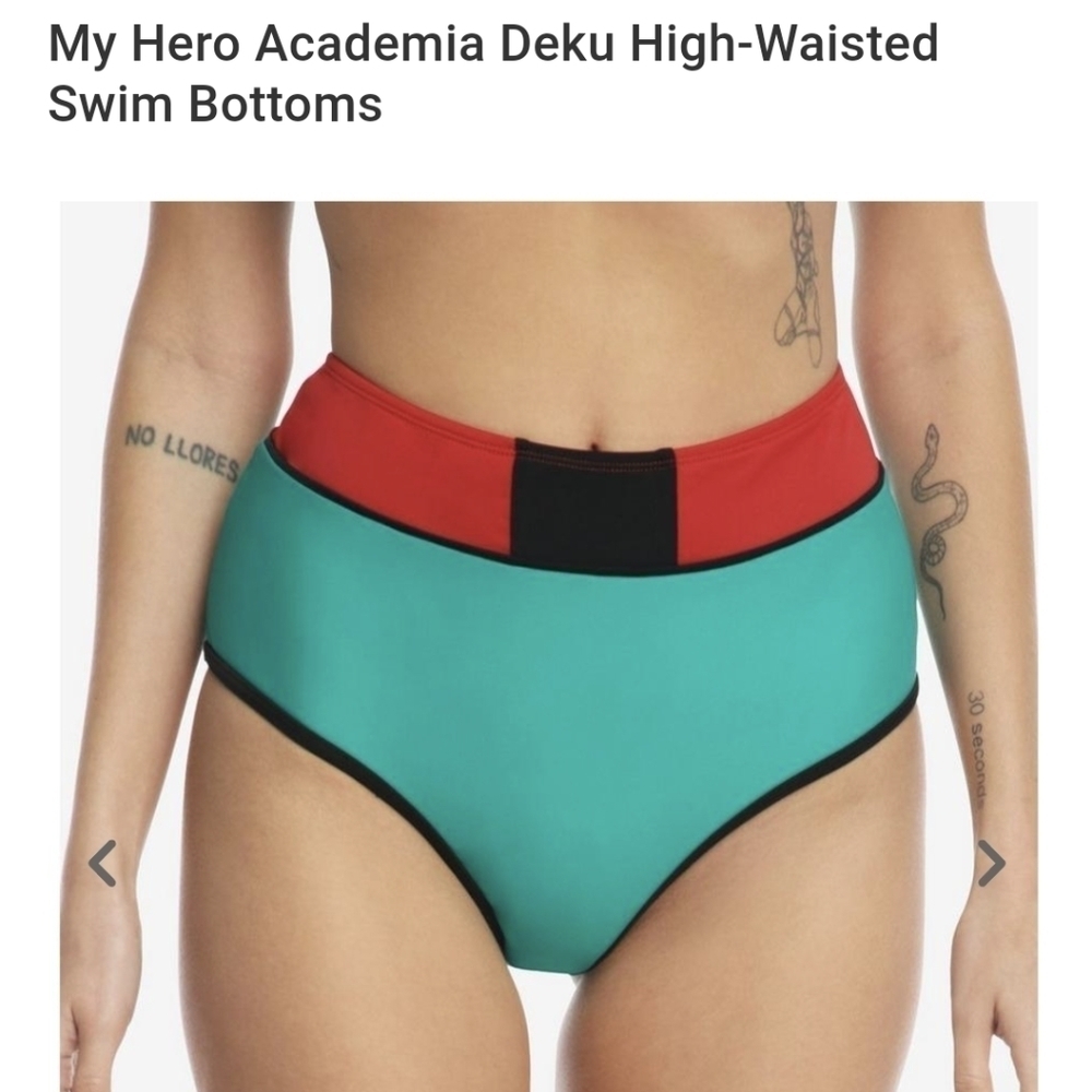 Swim bottoms, My Hero Academia Deku, High-Waisted, size L